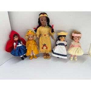 Vintage Storybook Character Doll Lot of 5